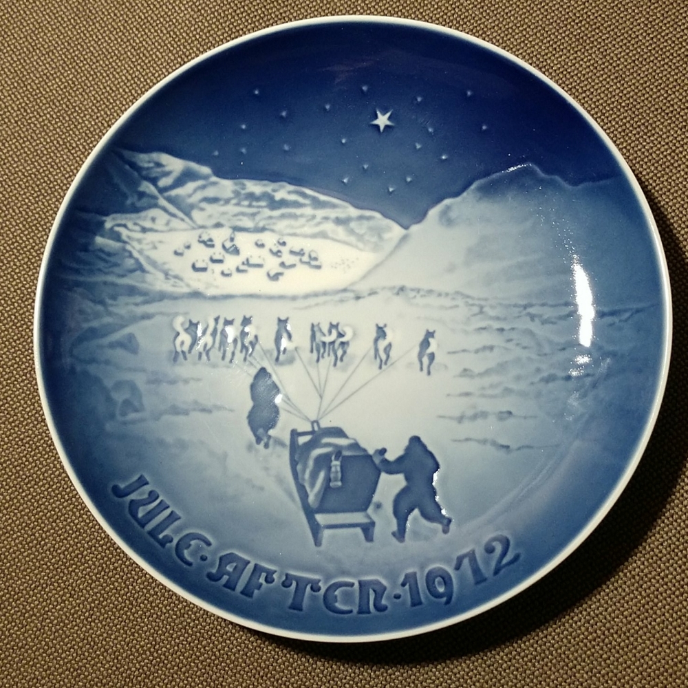 1972 Bing & Grondahl Copenhagen Christmas plate